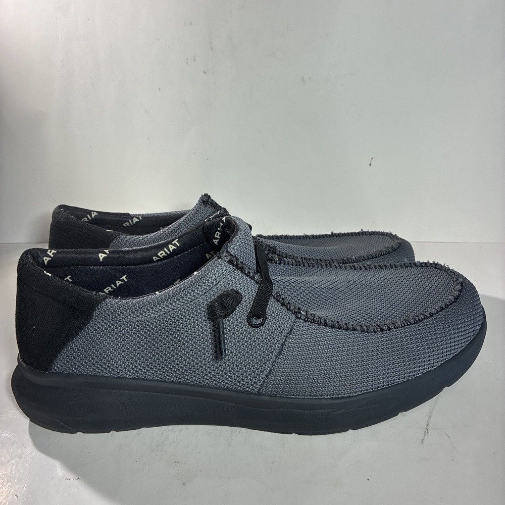 Ariat Hilo Men's Slip-On Shoes, Size 11.5 Grey/Black/Charcoal
